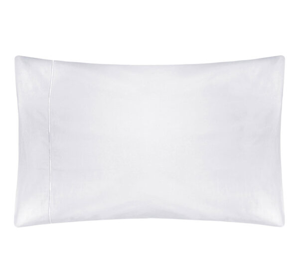 1000 Thread Count White Plain Hem Pillowcase